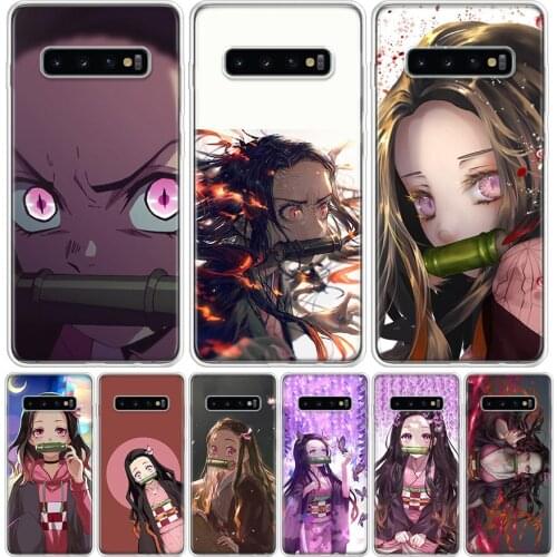Demon Slayer Kamado Nezuko Phone Case For Samsung Galaxy A50 A70 A30S A51 A71 A10 A20E A40 A90 A20S M30S A6 A7 A8 A9 Plus Coque