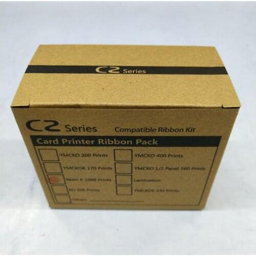 Compatible For Hiti CS200K Black Monochrome Ribbon with cleaning kits 1000prints/roll