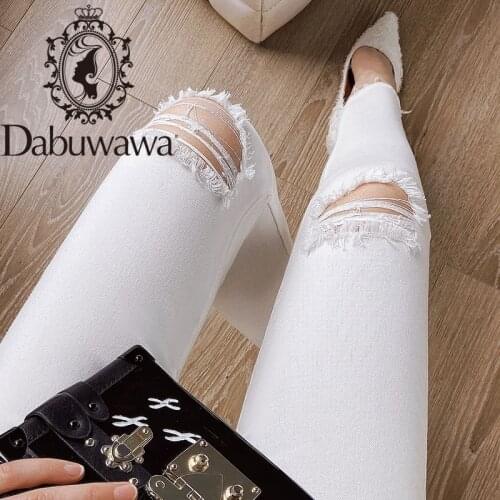 Женские зауженные джинсы Dabuwawa China At AliExpress