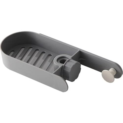 Sponge Holder Storage Rack Drain Rack Rectangle Faucet Holder Multifunctional Durable Multifunction Faucet Shelf