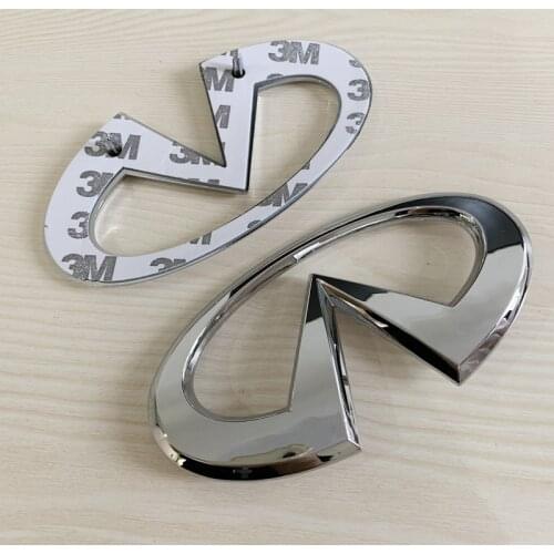 1pcs Infiniti ABS 123*65mm car front hood bonnet Rear Trunk emblem Decals badge sticker Decal for G35 G25 G37
