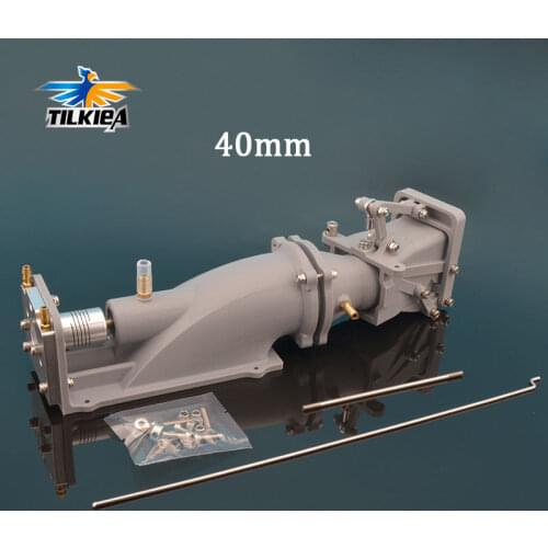 40mm Water Jet Boat Pump Spray Water Thruster With Reversing System 40mm Propeller 5mm Shaft w/Coupling for RC Model Jet Boats