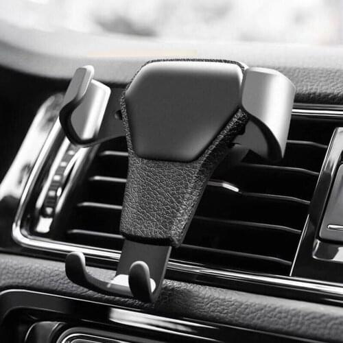 Gravity Car Cell Phone Holder Support Air Vent Mobile GPS Clip Mount Bracket Automobile Interior Decoration Parts