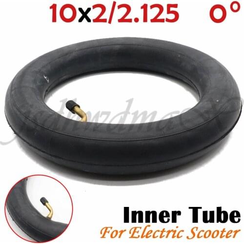 Good Quality 10x2/2.125 Inflatable Inner Tube 10x2.125 Tire 10 Inch Tire 0 Degree for Electric Scooter Balance Car Accessories