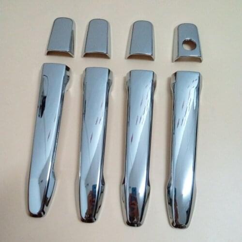 For ABS Chrome Door Handle Cover for 2010-2019 Mitsubishi Lancer/Lancer X/Lancer EvoCar styling