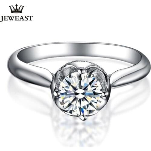 ZSG Natural diamond 18K gold Pure Gold Ring Real 18K gold Solid Gold Ring Trendy Classic Party Fine Jewelry Hot Sell New 2019