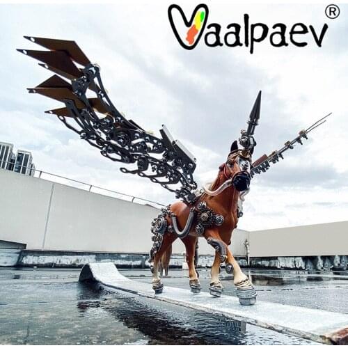 Unicorn Mechanical Horse Iron 3D Metal Puzzles DIY Assemble Building Blocks Animals Toys for Adult Men Creative Gift Decoration
