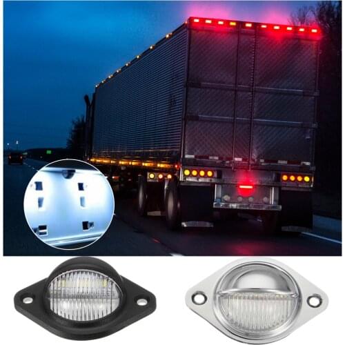 10-30V 3 LED Number License Plate Light for Car Boats Motorcycle Automotive Aircraft RV Truck Trailer Exterior Lamps Signal Lamp