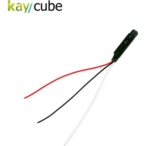 CCTV Audio Pick Up MINI CCTV Mic Microphone for Security Camera Audio Surveillance DVR CCTV Mic Audio Cable Audio Receiver