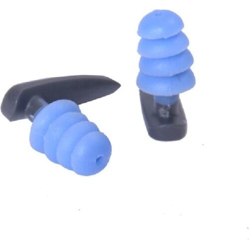 Soft Silicone Swimming Ear Plugs Comfortable Waterproof Noise Cancelling Reusable Hearing Protection Earbuds Storage Case