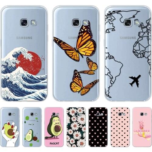 Soft Silicone TPU Case For Samsung Galaxy A7 2018 2017 2016 Back Case For Samsung A750 A720 A710 A700 SM-A750F Lovely Phone Cove