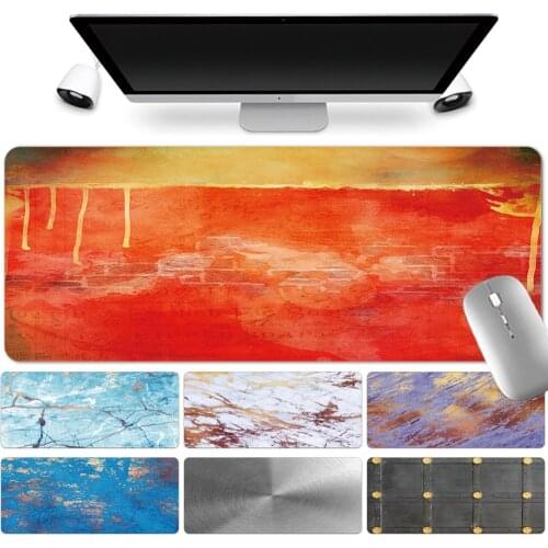Mouse Pad League of Legends Gaming Mouse Pad PU Leather Waterproof Keyboard Computer Anime Desk Cushion
