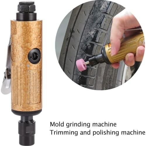 Polishing Engraving Air Die Grinding Machine Tool Kit 1/4 inch Pneumatic Grinder for Metal Surface Grinding Trimming Shaping