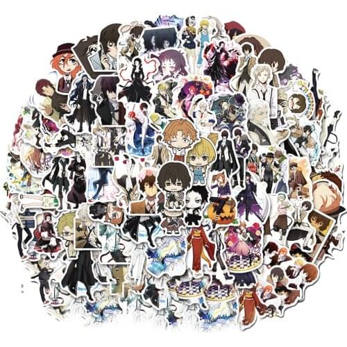 10/30/50PCS Anime Wenhao Stray Dogs Graffiti Skateboard Notebook Graffiti Luggage Waterproof Stickers Childrens Toys Wholesale