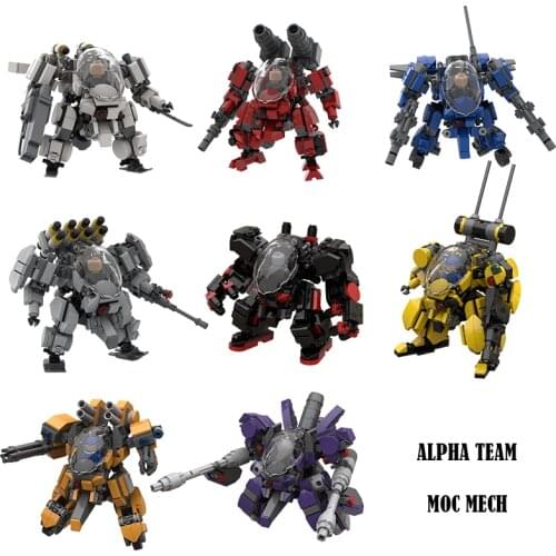 2020 Kennie New Arrive Personal DIY Mech ALPHA Team Gundam Model Blocks Building Toys Action Figure for Creative Children Gifts
