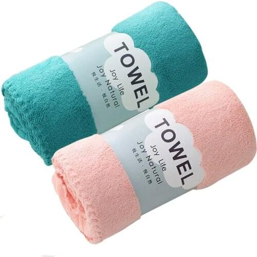 2PCS/Lot Super Soft Absorbent Household Face Towels Coral Fleece Quick Dry Cloth for Cleaning Kitchen Towel Toalla Microfibra
