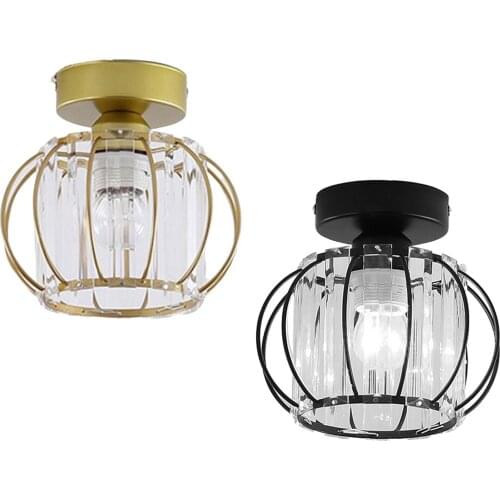 Modern Led Ceiling Lights Vintage industrial Ceiling lamp Shade Retro Loft Light Fixture for Living Room Kitchen Home Decor