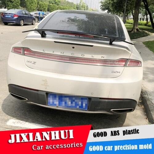 For Lincoln MKZ Spoiler 2006-2018 Lincoln MKZ Spoiler ABS plastic Material Car Rear Wing Color Rear Spoiler