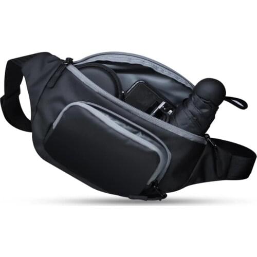 Men Fanny Pack Chest Bag Crossbody Bag for Men Multifunction Shoulder Messenger Bags Male Waterproof Short Trip Sling Bag Male