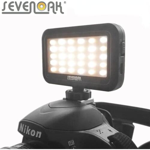 Sevenoak SK-PL30 Mini LED Video Light for iPhone Samsung Huawei Smartphones Selfie for Canon Nikon Snoy DSLR Camera Camcorders