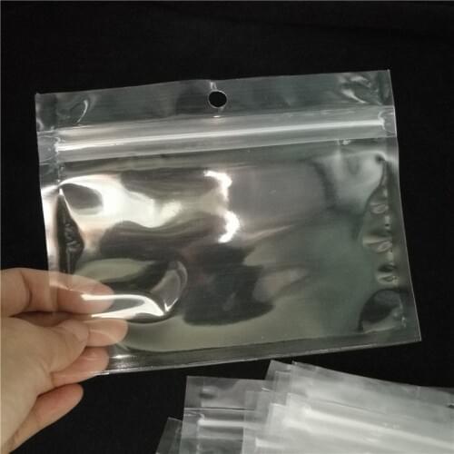 100pcs Fishing Lures Bag Ziplock 12*15cm Self Seal Zipper Plastic Retail Packing Poly Bag, Ziplock Zip Lock Bag Fishing Package