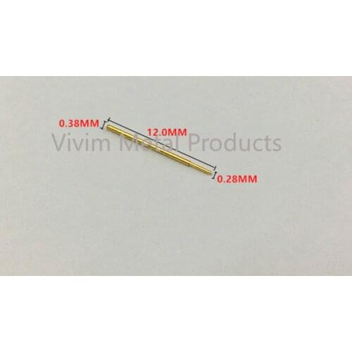 100 / PCS PA038-J Spring Test Probe Convenient And Durable Metal Probe Detection Needle Cover Length 12mm Needle Seat Spring