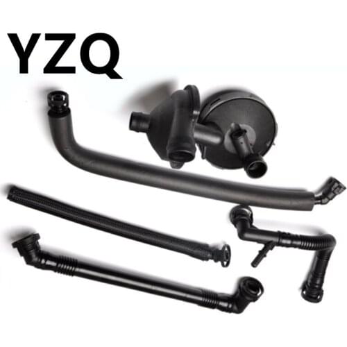 11617501566 Crankcase Vent Valve+Breather Hose Kit Set For BMW3 E46 E39 X3 X5 Z3 Z4 320i 325i 330i 520i 525i 530i 11611432559