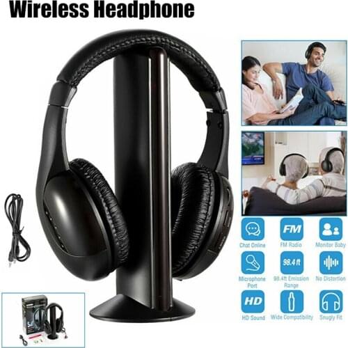 Wireless Headphone Universal Compatible Noise Cancelling Voice Chat For PC FM Radio High Fidelity Sound Bluetooth Gaming Headset