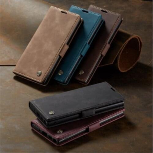 Flip Phone Case For Samsung Galaxy Note 10 Plus Cover PU Leather Wallet Cases For Samsung Galaxy Note 10 Case Note 10+ Cover