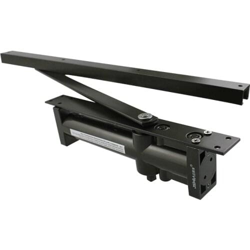 40-100KG hydraulic Automatic Door Closer Stealth Self Closing Door fittings Black concealed with a Retainer