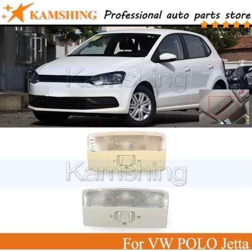 Kamshing Interior Reading Light For VW POLO Jetta Overhead Interior Roof Light Switch Reading Lamp
