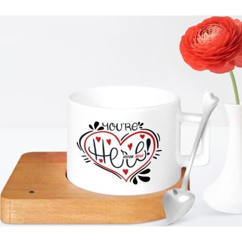 Personalized Kalbimdesin Wood Altlıklı Ceramic Cup-1