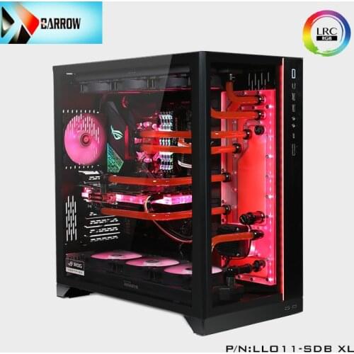 Barrow watercooling Waterway Board forLIANLI O11 XL Computer Case, RGB 5V Light Water Tank sync motherboard LLO11-SDB XL,cooler