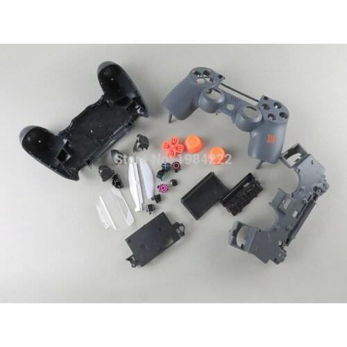 Full shell and buttons mod kit For jds 040 020 4.0 2.0 DualShock 4 PlayStation 4 PS4 Pro Slim Housing Cover Case