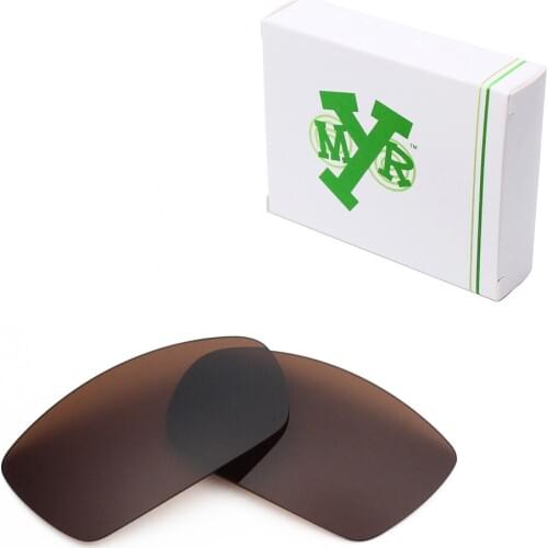 Mryok Anti-Scratch POLARIZED Replacement Lenses for Oakley Spike Sunglasses Bronze Brown