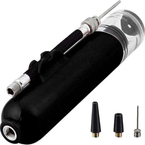 Portable Mini Ball Pump Basketball Football Volleyball Inflator Pump Inflatable Needle Nozzle Accessories