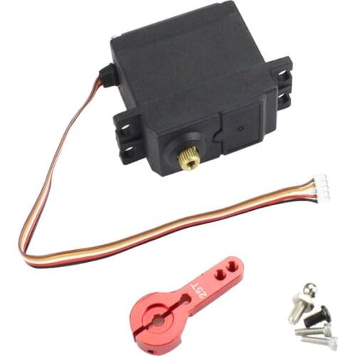 Gear Servo with Servo Arm for Wltoys 104001 RC Car Assembly Modification Vehicle Model Accessories