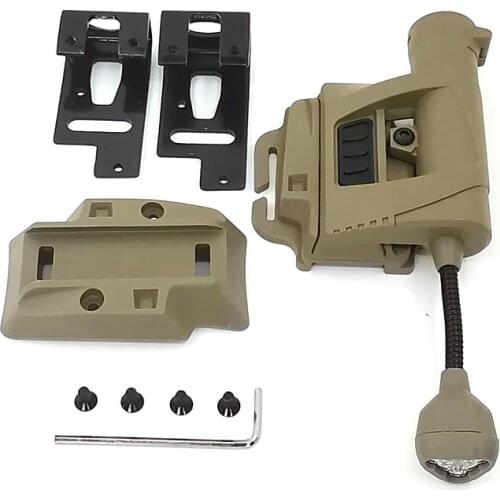 SOTAC-GEAR Tactical Helmet Light MPLS Helmet Light Illumination Tool Tactical Hunting Utility Helmet Flashlight