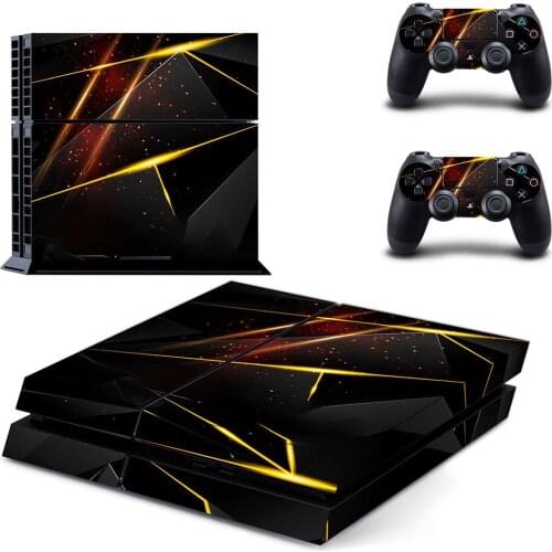 Light Style PS4 Skin Sticker for Playstation 4 Console & 2 Controllers Decal Vinyl Protective Skins Style 1