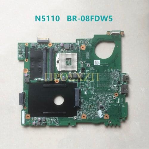 High quality for DELL 15R N5110 BR-08FDW5 08FDW5 8FDW5 10245-1 48.4IE01.011 Laptop motherboard HM67 with 100% full tested