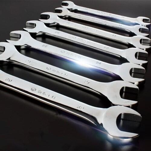 6-27mm 10 Pcs High Quality Double Ended Open End Wrenches Activities Ratchet Gears Wrench Set Torque Spanner auto Repair Tools