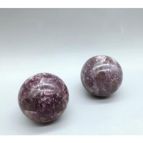 High Quality 100% Natural Ziyun Mother Quartz Ball Crystal Purple Mica Sphere Ornaments Mineral Specimen House Decorative 1pcs