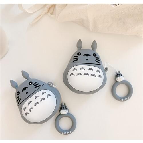 Japan Cute Miyazaki Hayao Cartoon My Neigbor Totoro Headphone Case For Apple Airpods 1/2 Silicone Protection Earphone Skin Cover