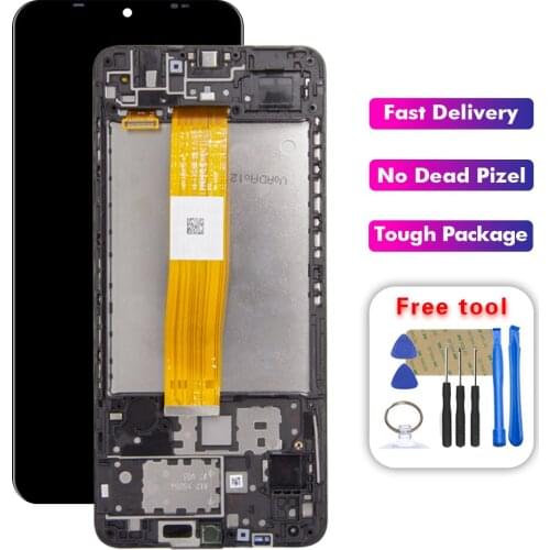 For Samsung Galaxy A12 A125 A125F A125F/DS display LCD touch screen digitizer Assembly +Frame