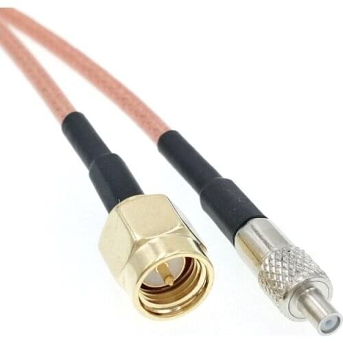 10pcs Male SMA Plug To Female TS9 Jack Adapter RF Antenna Coax Cable RG316 15cm
