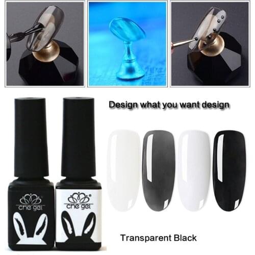 4 Colors Clear Milky Protein Color French White Nails Long Lasting Gel Nail Polish UV LED Semi permanent Soak Off UV Gel White