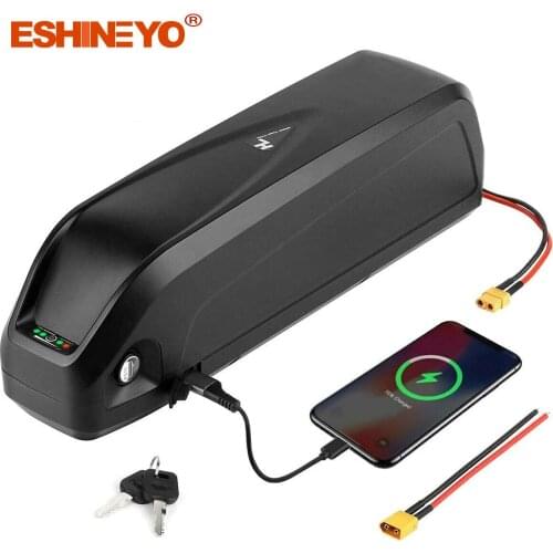 HAILOGN Downtube 48V 10Ah 13Ah 17.5Ah Li-ion Lithium E-bike Battery PACK For 500W 1000W Electric Bicycle Motor With 2A Charger