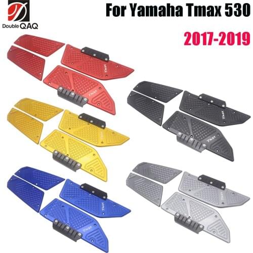 Motorcycle body parts decorative anti-skid foot pads For Yamaha Tmax 530 2017-2019 front foot pedal foot pedal foot pedal pad