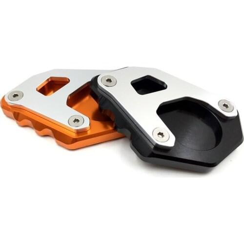 For KTM 1050 1090 1190 1290 ADV Motorcycle Parking Stand Extension Pad Foot Side Stand Extension Plate Enlarge Kickstand Pad