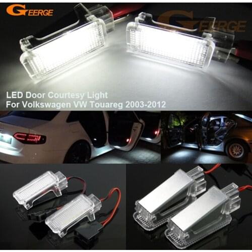 For Volkswagen VW Touareg 2003-2012 Excellent Ultra bright Smd LED Courtesy Door Light Bulb No OBC error car Accessories